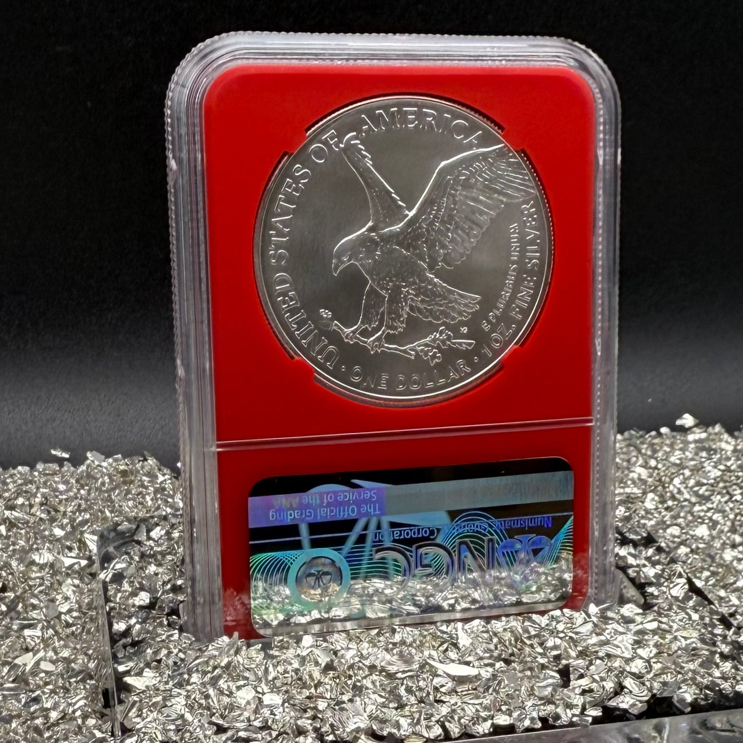 2023 $1 American Silver Eagle NGC MS70 First Day of Issue, West Point Gold Star Label, Red Core Mint Condition (1 of 3,502)