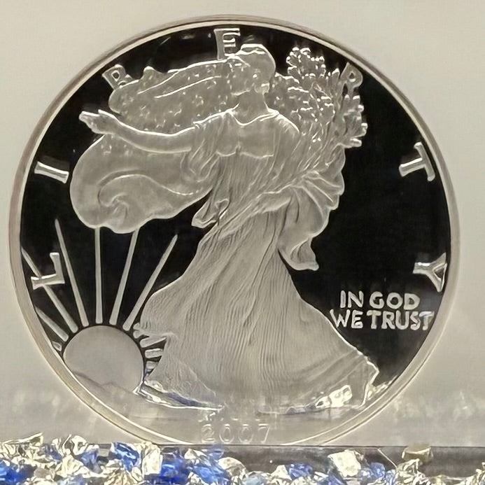 Proof 2007 (W) $1 American Silver Eagle NGC PF70UC Classic Brown Label Mint (1 of 10,245)