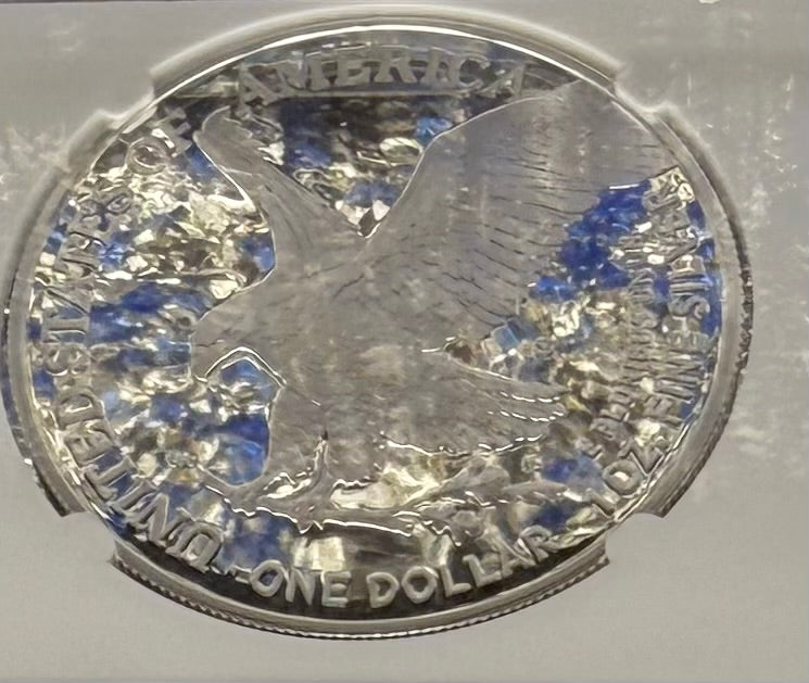 Proof 2021 (S) $1 American Silver Eagle NGC PF70UC T-2 Early Releases Classic Blue Label White Holder (1 of 1,303) Mint