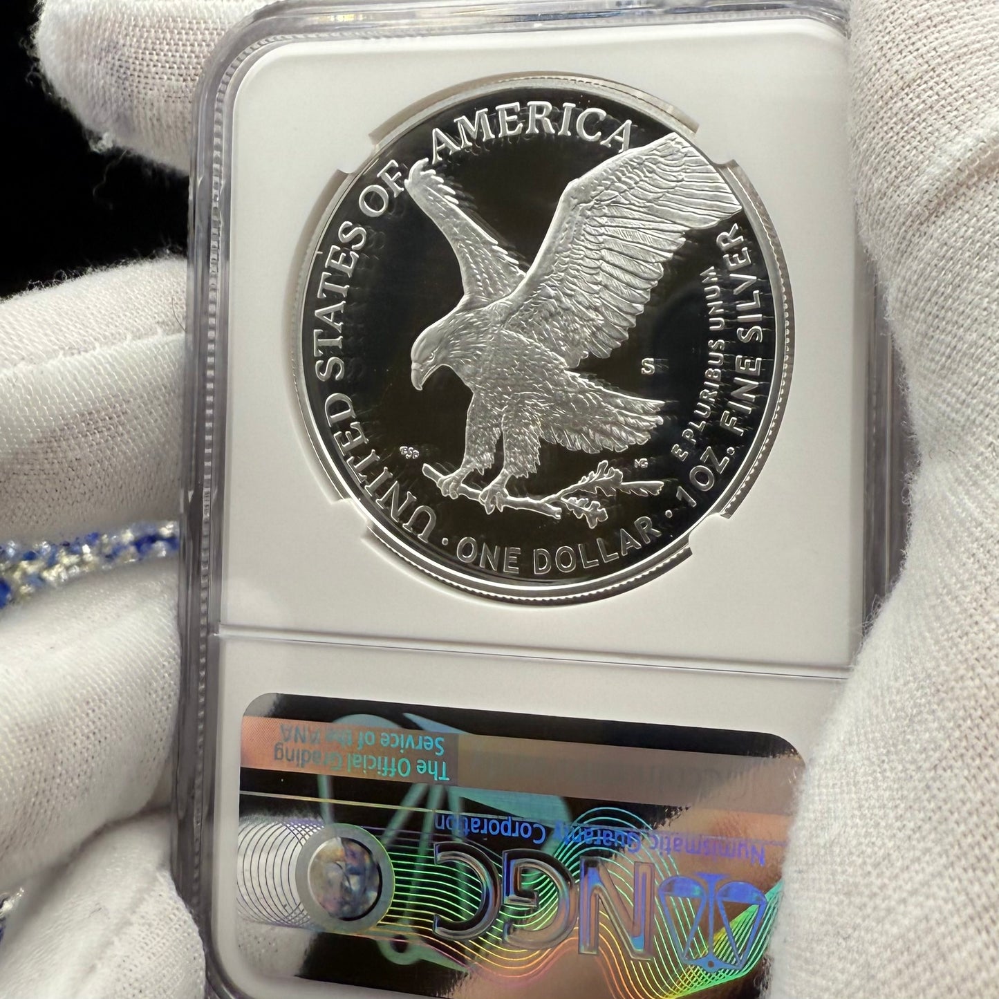 Proof 2021 (S) $1 American Silver Eagle NGC PF70UC T-2 Early Releases Classic Blue Label White Holder (1 of 1,303) Mint