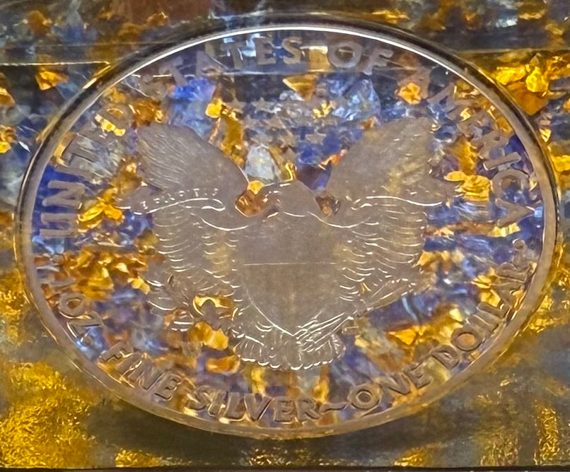 Proof 2018 (W) $1 American Silver Eagle NGC PF70UC Classic Brown Label Gold Foil (1 of 5,446)