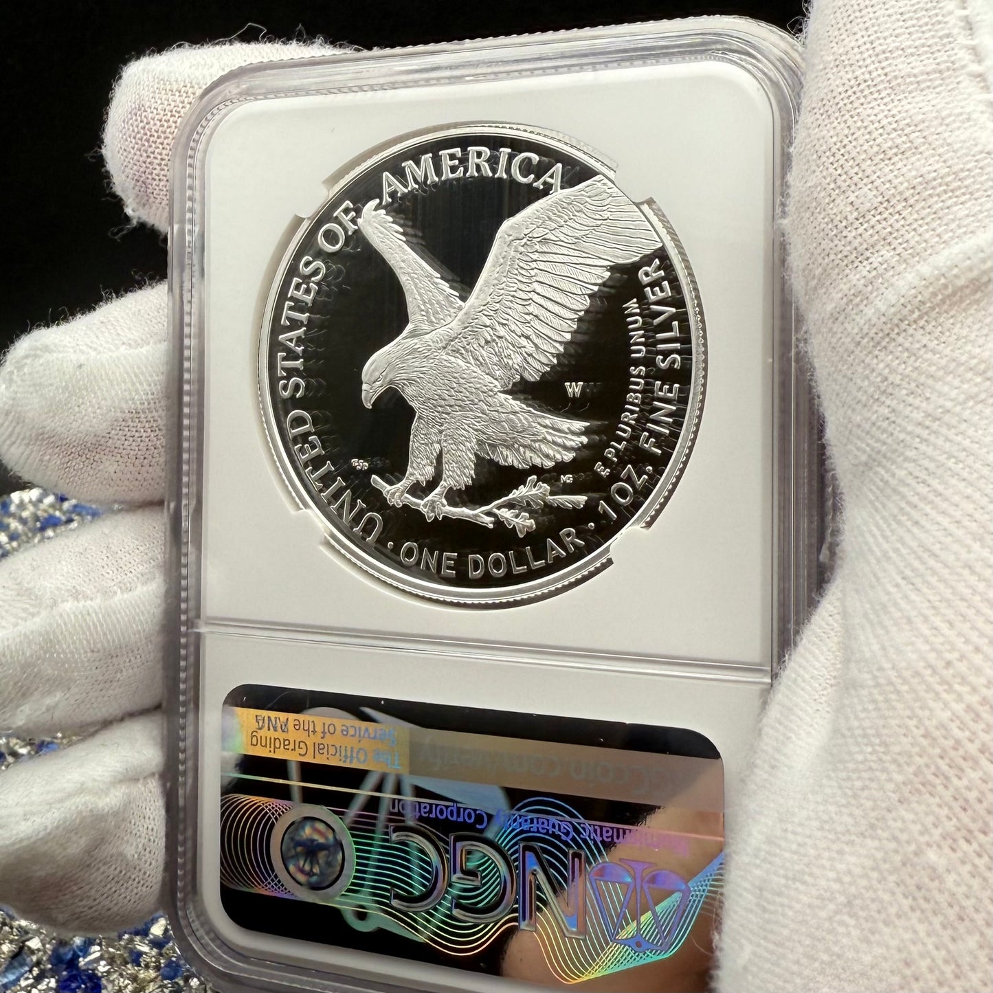 Proof 2021 (W) $1 American Silver Eagle NGC PF70UC T-1 First Day of Issue White Holder Mint Condition (1 of 6,881)