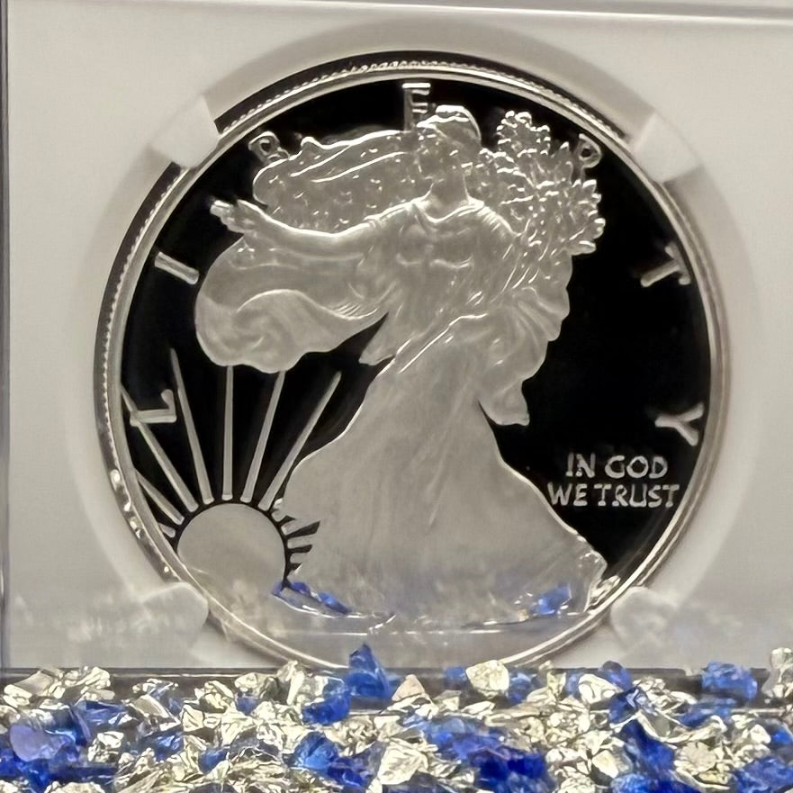 Proof 2020 (S) $1 American Silver Eagle NGC PF70UC First Day of Issue Blue Label (1 of 7,583) Mint Condition