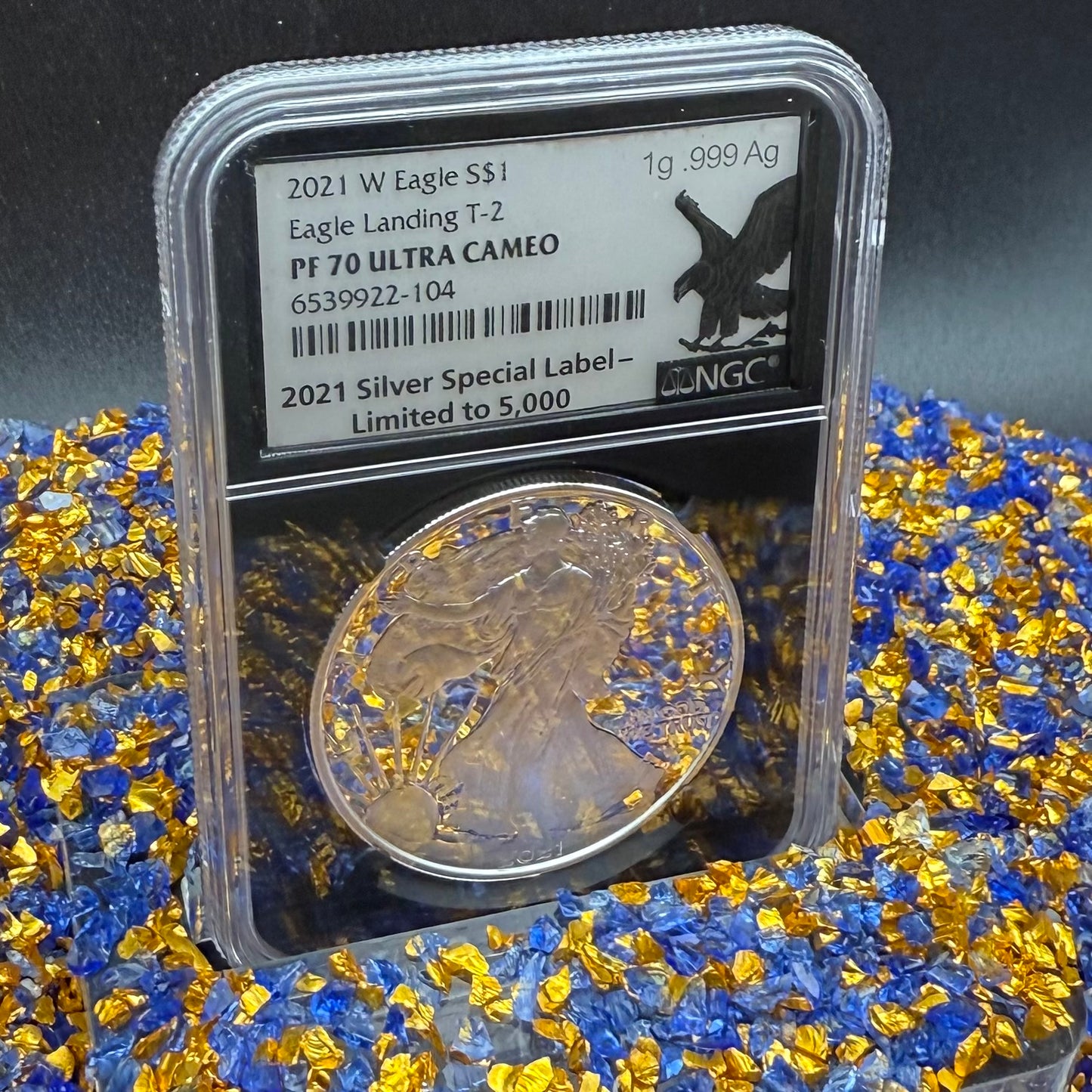 Proof 2021 (W) $1 American Silver Eagle NGC PF70UC T-2 Special Edition Label (1 of 5,000)