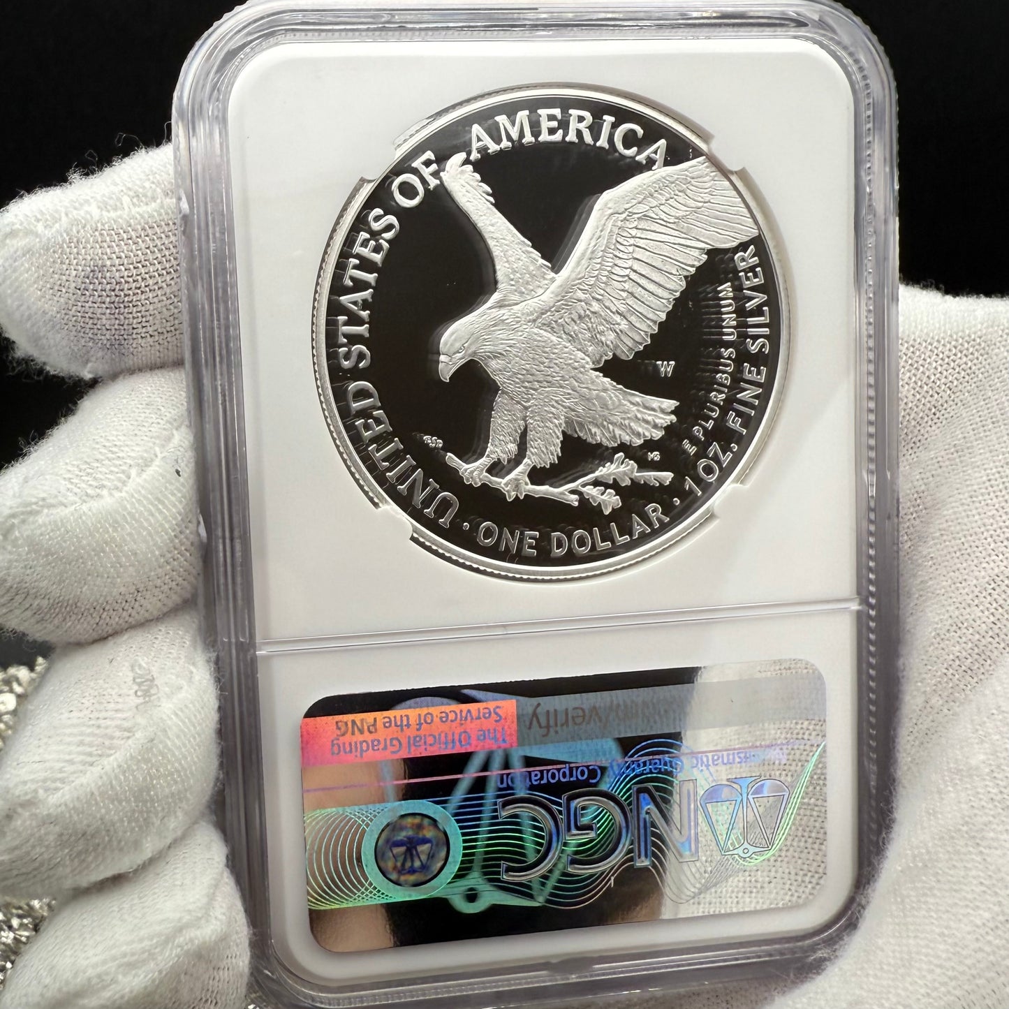 Proof 2021 (W) $1 American Silver Eagle NGC PF70 Type 2 First Releases Michael Gaudioso Signed (1 of 3,733) Mint Condition