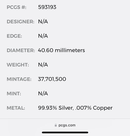 2023 $1 American Silver Eagle PCGS MS70 First Strike Eagle Flag Label