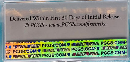 2024 $5 American Gold Eagle PCGS MS70 First Strike Flag Label (Rare 1 of 1,232)