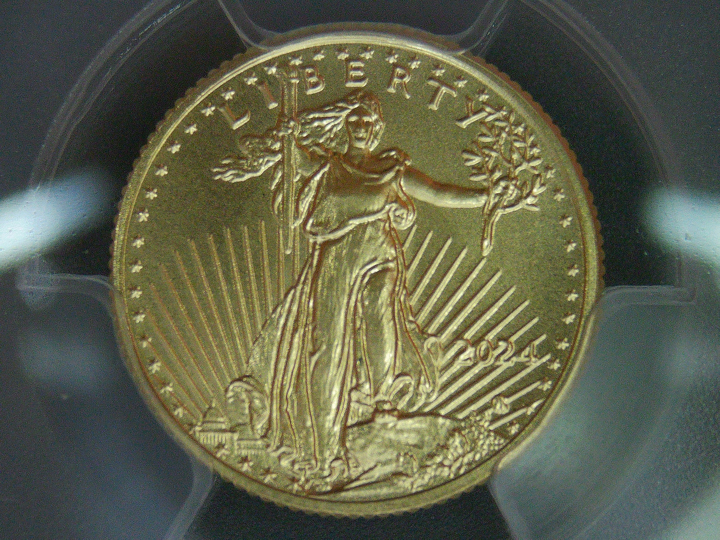 2024 $5 American Gold Eagle PCGS MS70 First Strike Flag Label (Rare 1 of 1,232)
