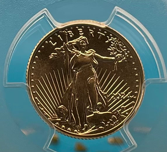 2024 $5 American Gold Eagle PCGS MS70 First Strike Flag Label (Rare 1 of 1,232)