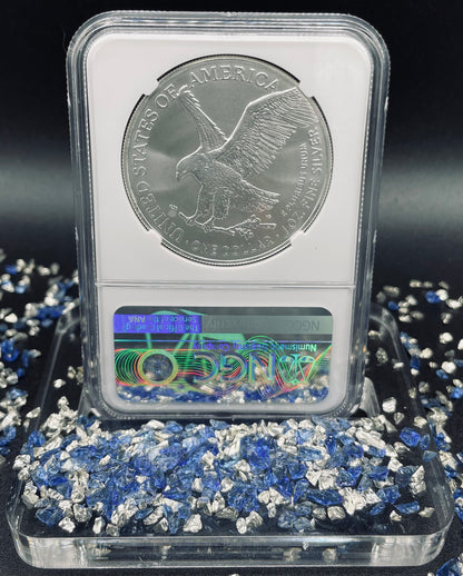 2023 $1 American Silver Eagle NGC MS70 Business Strike Brown Label