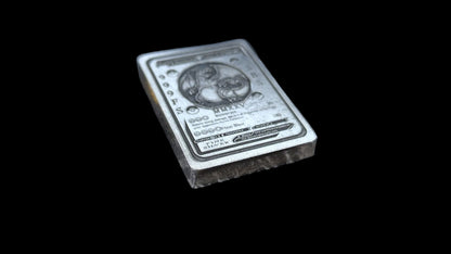 Pokémon 'Fire Charizard' 2.82 oz .999 Pure Silver Trading Card Hand Crafted by St Bee's in England, Satin Finish, Includes Poké Ball & COA, Mint Condition Limited Edition