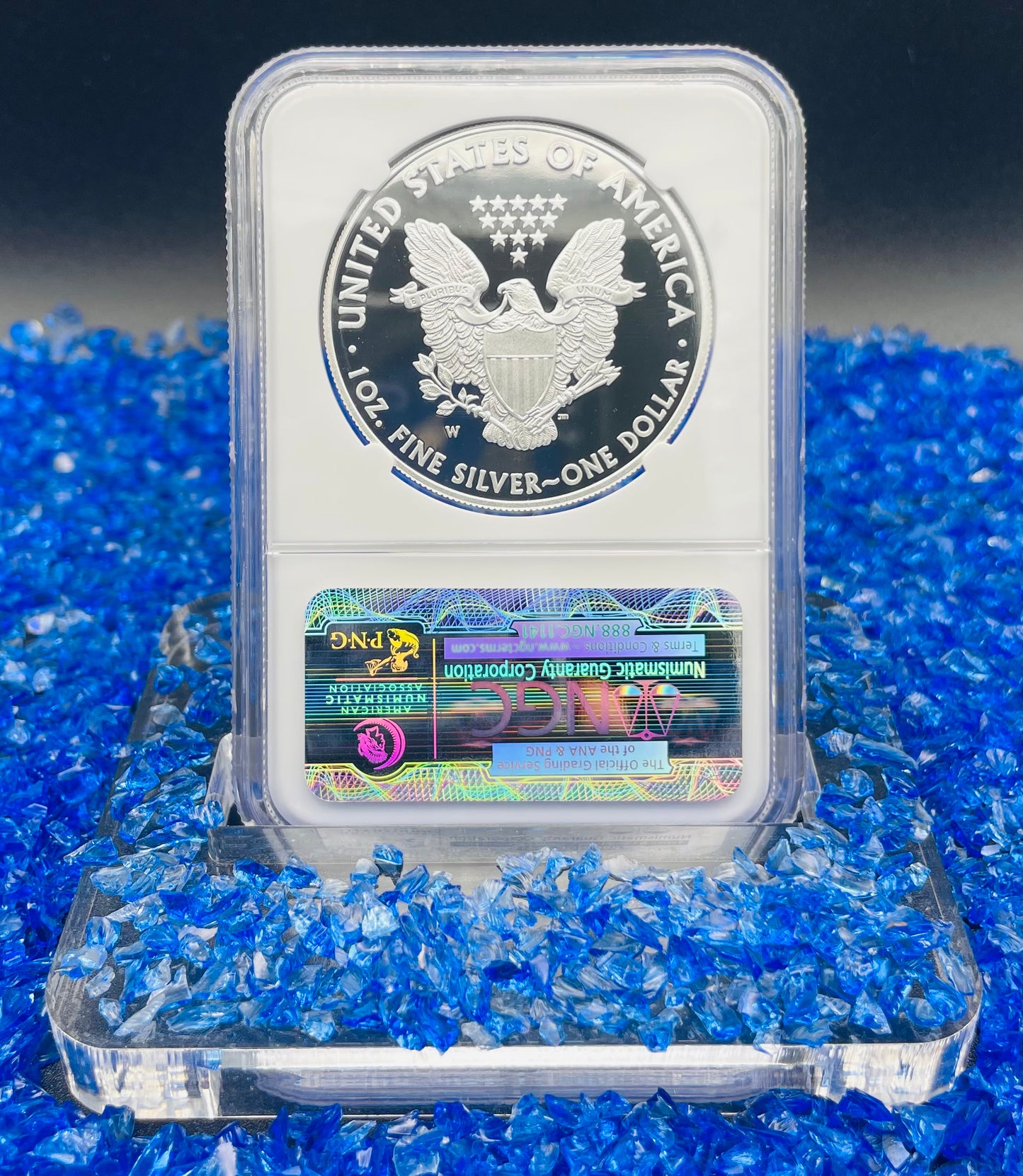 Proof 2013 (W) $1 American Silver Eagle NGC PF70 West Point Gold Star Label New Holder (1 of 8,788)