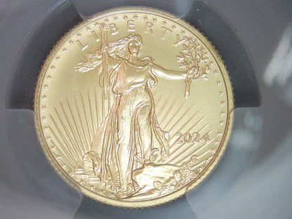 2024 $10 American Gold Eagle PCGS MS69 First Strike Flag Label (Rare 1 of 58)