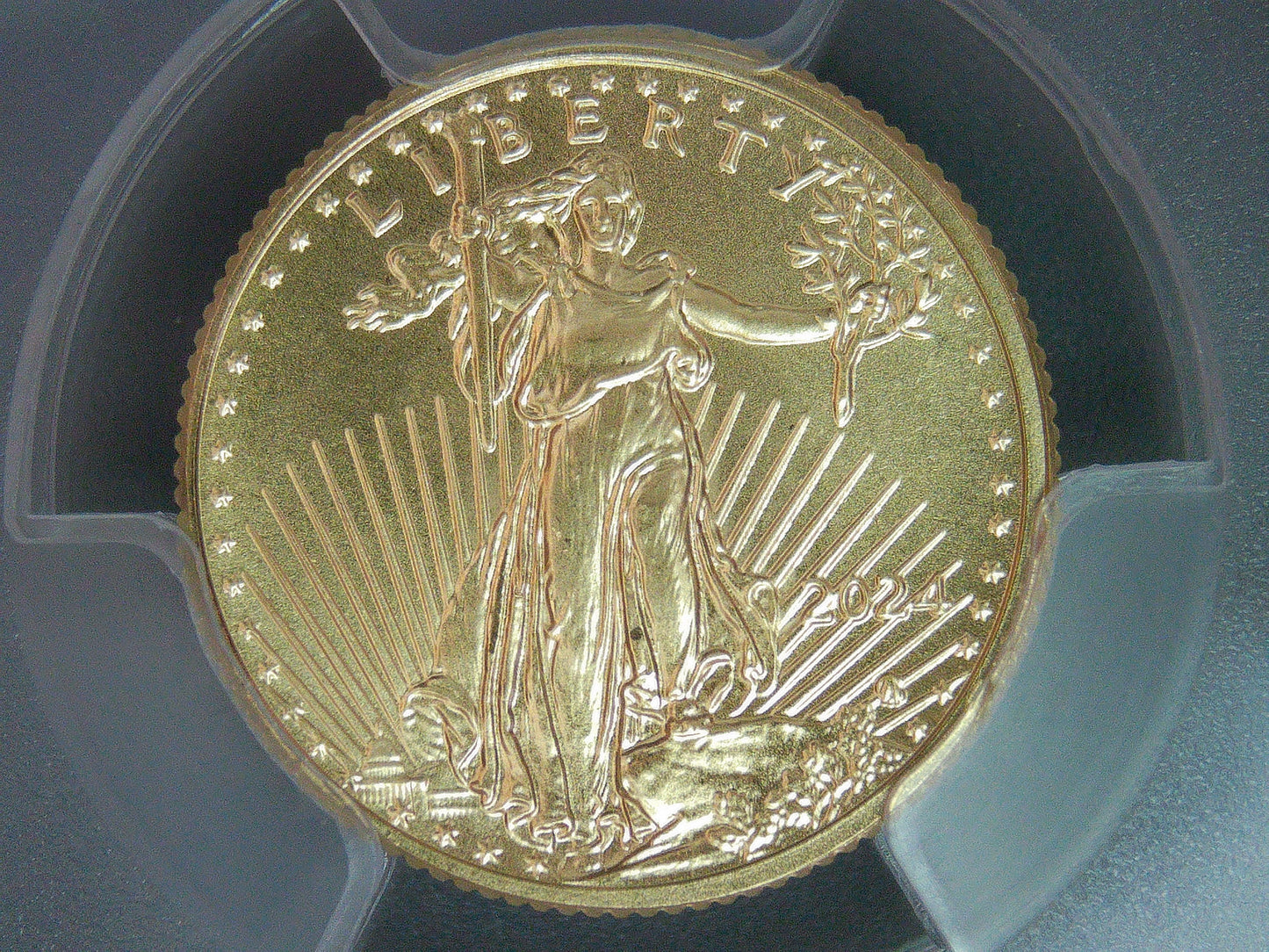 2024 $5 American Gold Eagle PCGS MS70 First Strike Flag Label (Rare 1 of 1,232)