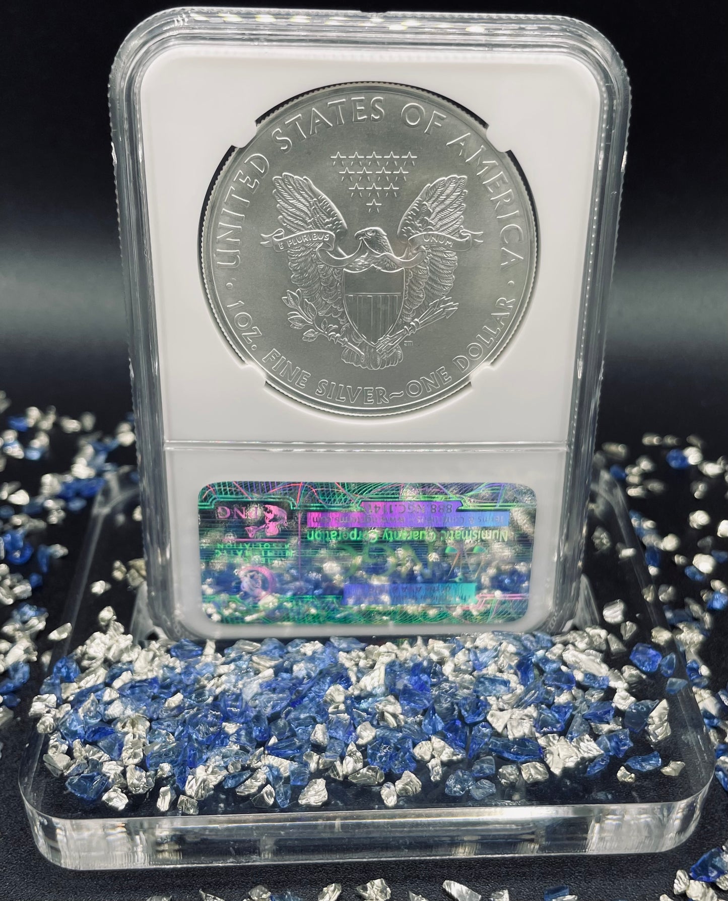 2012 $1 American Silver Eagle NGC MS70 First Releases American Eagle Label (1 of 39,967)