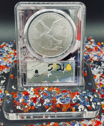2022 $1 American Silver Eagle PCGS MS70 American Flag Holder (Rare 1 of 1,234)