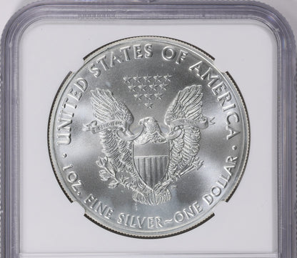 2021 $1 American Silver Eagle NGC MS70 Type 1 First Day of Issue Eagle Label Mint Condition (1 of 38,508)