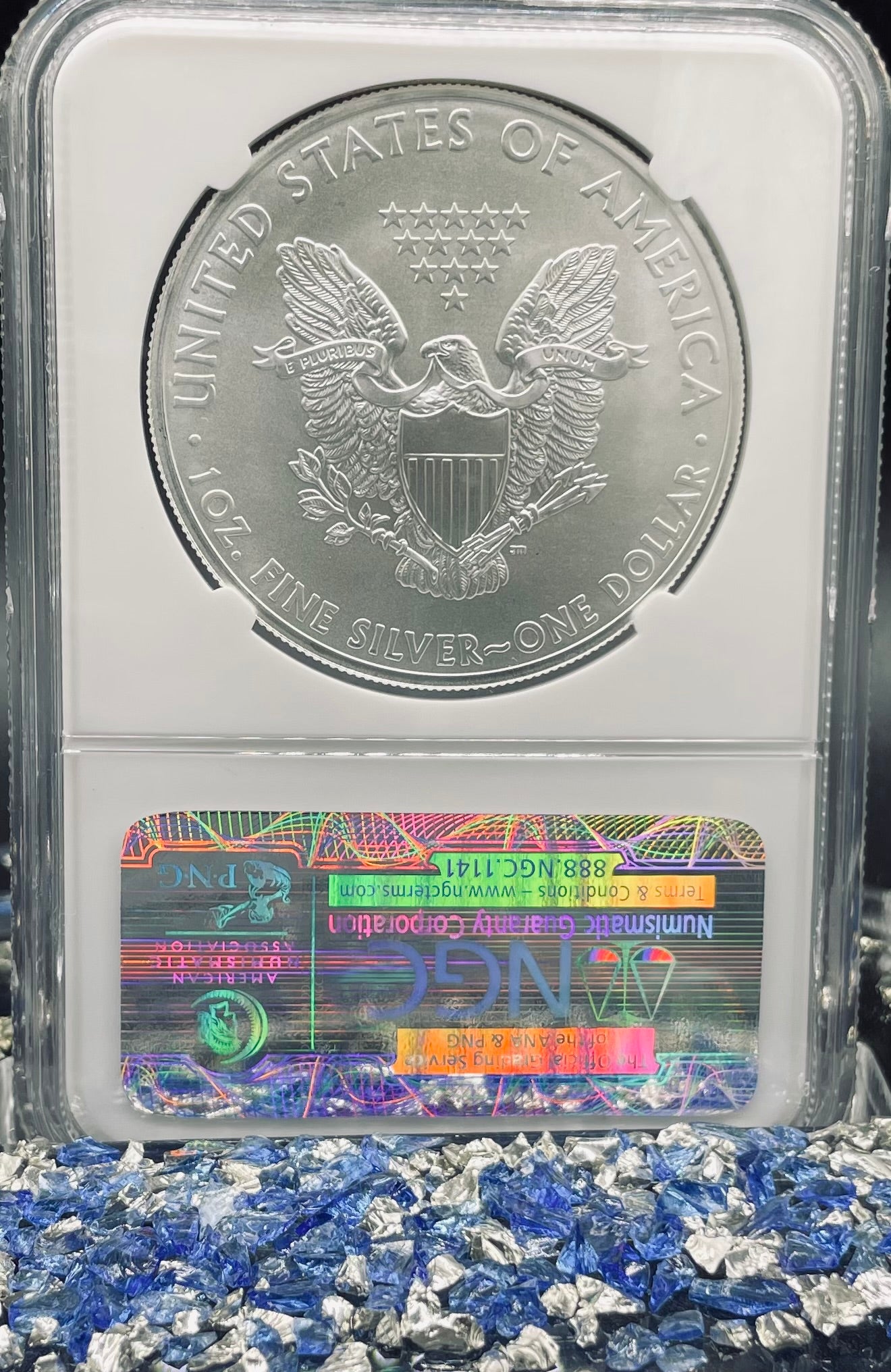 2012 $1 American Silver Eagle NGC MS70 First Releases American Eagle Label (1 of 39,967)