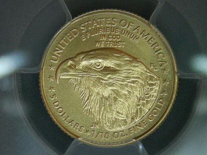 2024 $5 American Gold Eagle PCGS MS70 First Strike Flag Label (Rare 1 of 1,232)