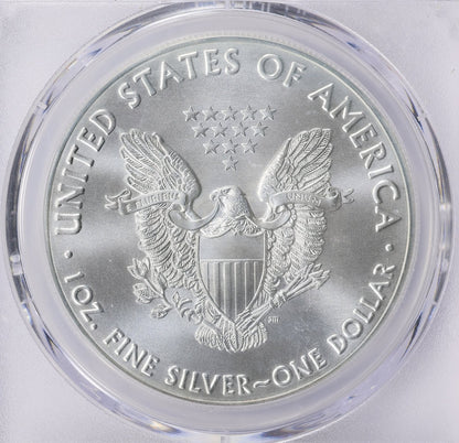 2023 $1 American Silver Eagle PCGS MS70 First Strike Eagle Flag Label