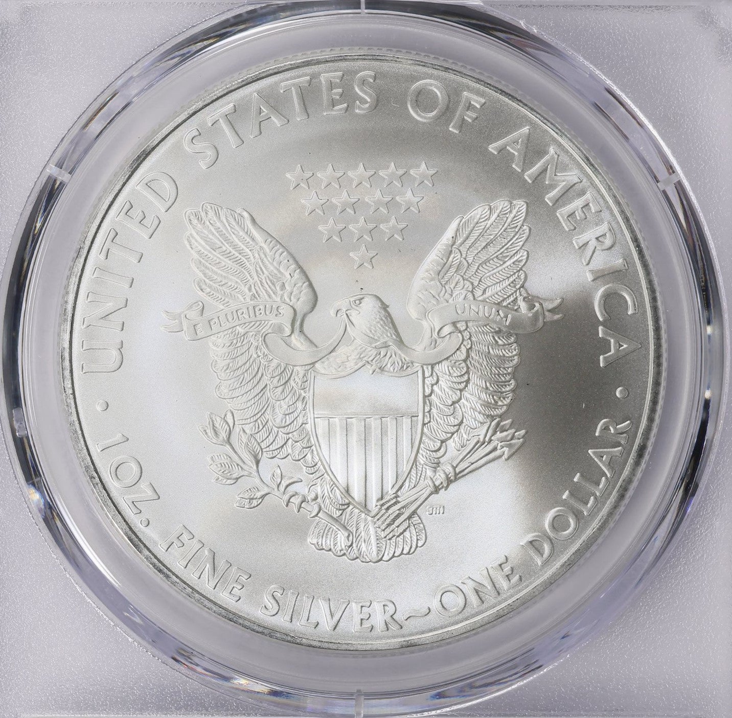 2010 Philadelphia $1 American Silver Eagle PCGS MS70 Business Strike Blue Label