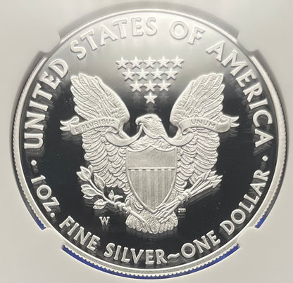 Proof 2013 (W) $1 American Silver Eagle NGC PF70 West Point Gold Star Label New Holder (1 of 8,788)