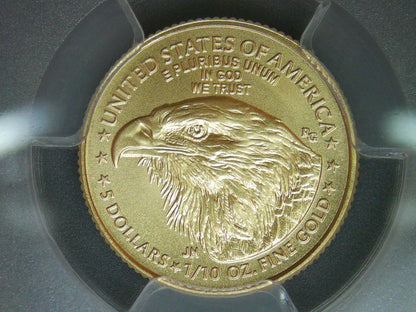2024 $5 American Gold Eagle PCGS MS70 First Strike Flag Label (Rare 1 of 1,232)