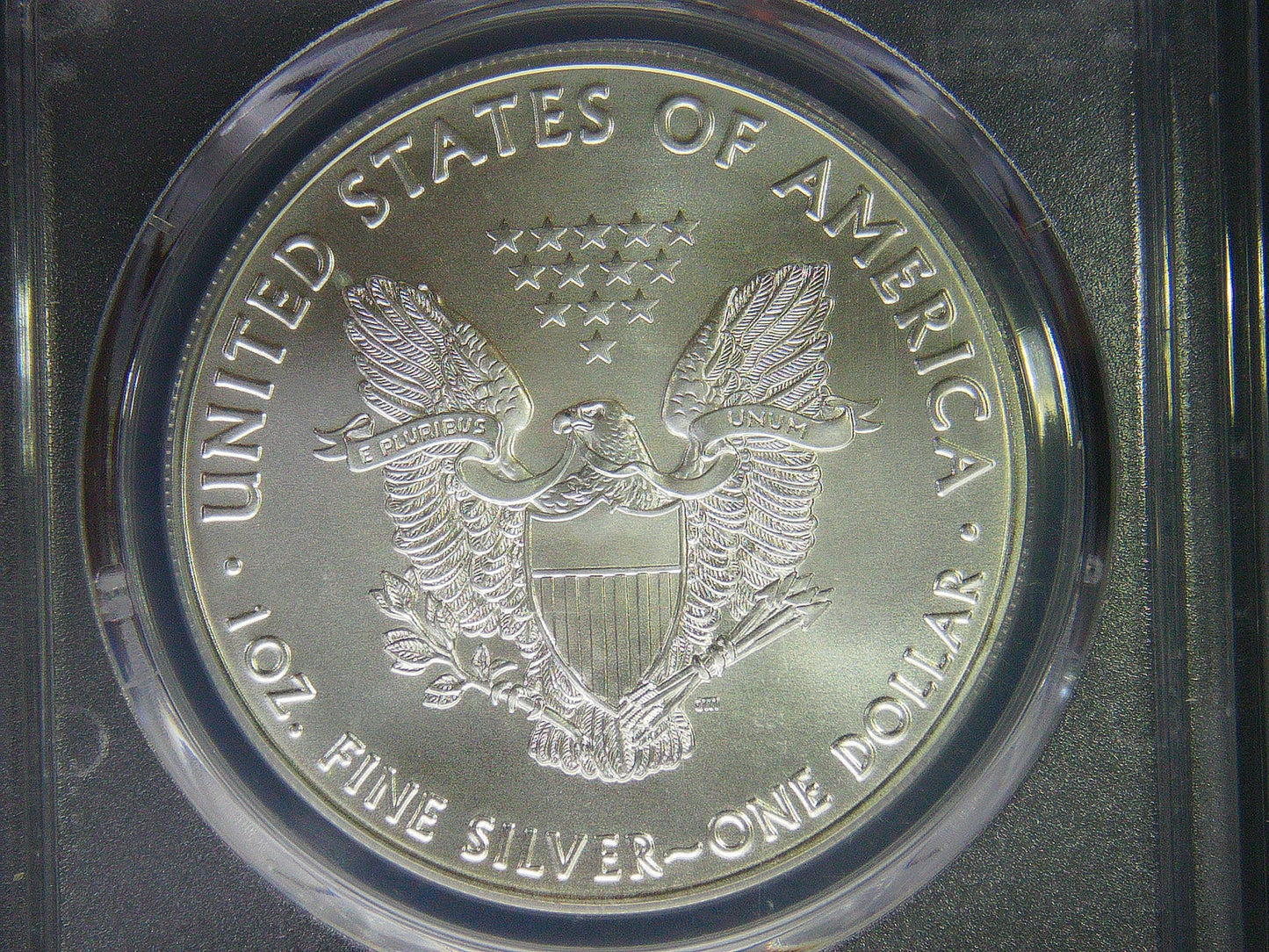 2023 $1 American Silver Eagle PCGS MS70 First Strike Eagle Flag Label