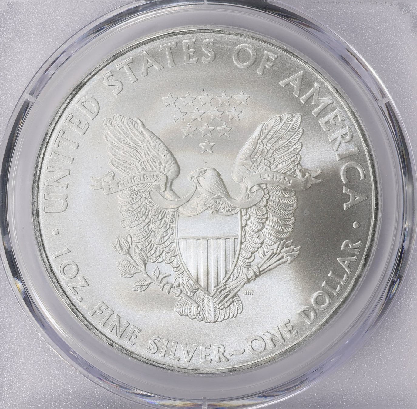 2010 Philadelphia $1 American Silver Eagle PCGS MS70 Business Strike Blue Label