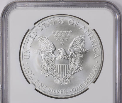 2012 $1 American Silver Eagle NGC MS70 First Releases American Eagle Label (1 of 39,967)