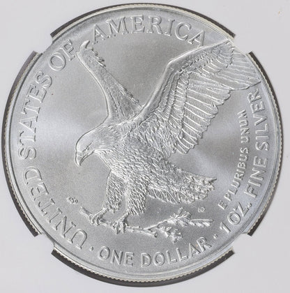 2024 $1 American Silver Eagle NGC MS70 Business Strike Brown Label