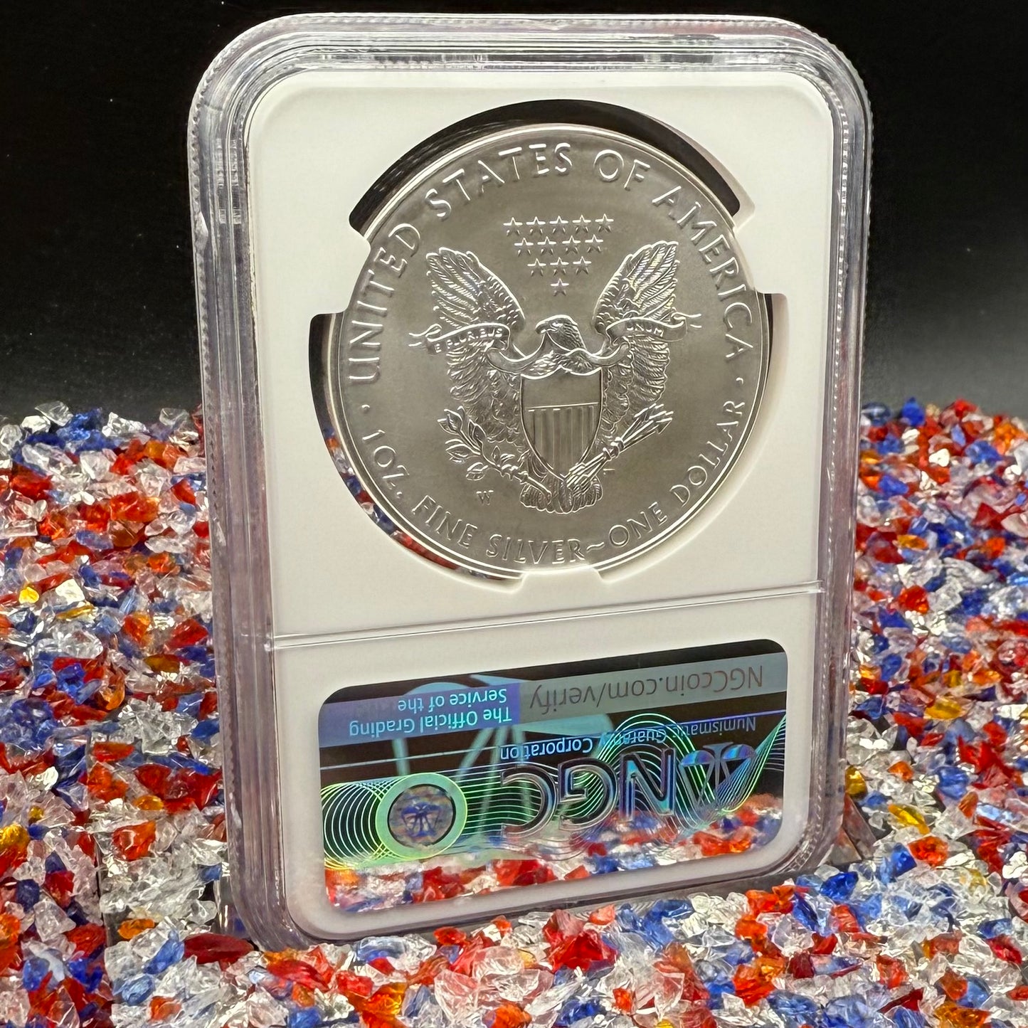 2016 Burnished Lettered Edge $1 American Silver Eagle NGC MS70 Mike Castle Signed Mint Condition Rare 1 of 209