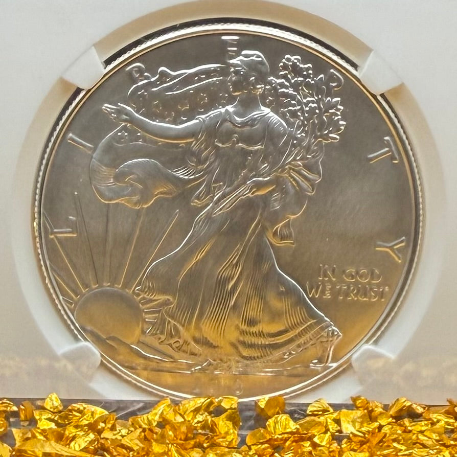 2018 $1 American Silver Eagle NGC MS70 We Believe In You (Rare Label)