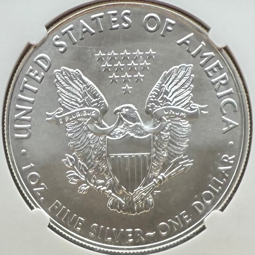 2018 $1 American Silver Eagle NGC MS70 We Believe In You (Rare Label)