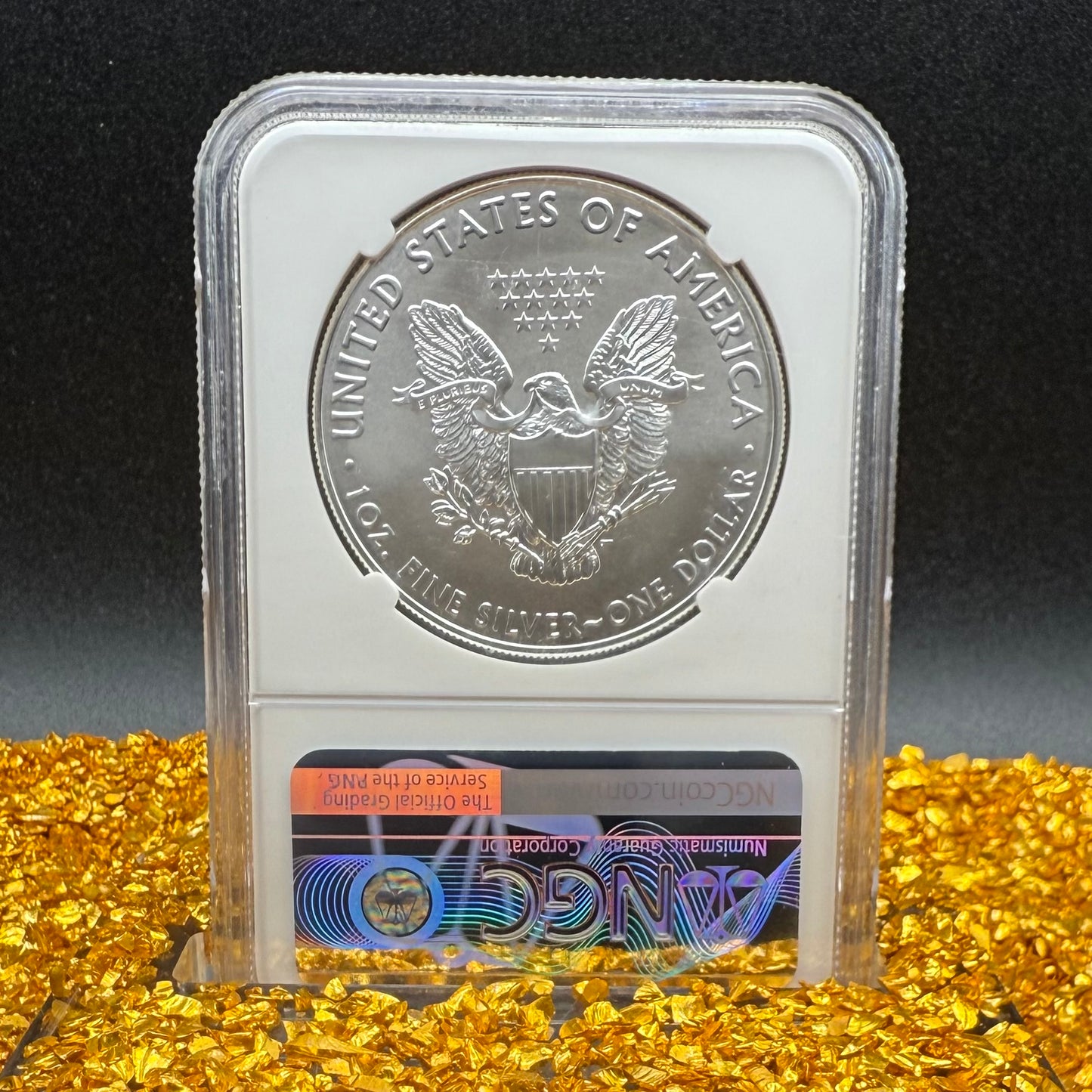 2018 $1 American Silver Eagle NGC MS70 We Believe In You (Rare Label)