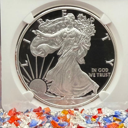 Proof 2014 (W) $1 American Silver Eagle NGC PF70UC Rare MLB Players Edition - Derek Jeter Signed (Limited Edition)