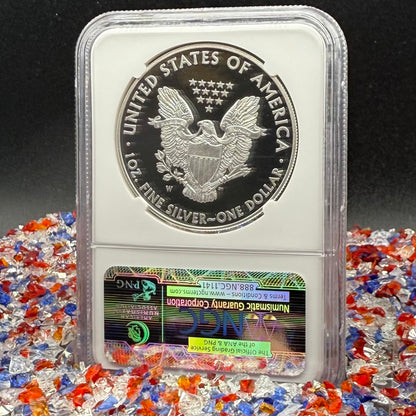 Proof 2014 (W) $1 American Silver Eagle NGC PF70UC Rare MLB Players Edition - Derek Jeter Signed (Limited Edition)