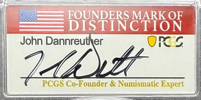 2025 $1 American Silver Eagle PCGS MS70 First Strike, John Dannreuther Signed 1 of 2025 Mint