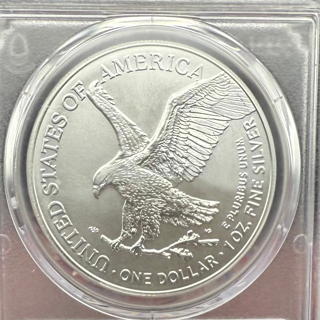 2025 $1 American Silver Eagle PCGS MS70 First Strike, John Dannreuther Signed 1 of 2025 Mint
