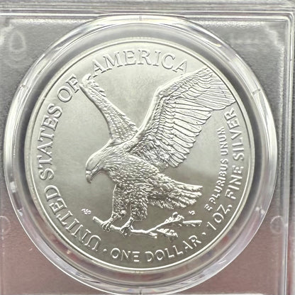 2025 $1 American Silver Eagle PCGS MS70 First Strike, John Dannreuther Signed 1 of 2025 Mint