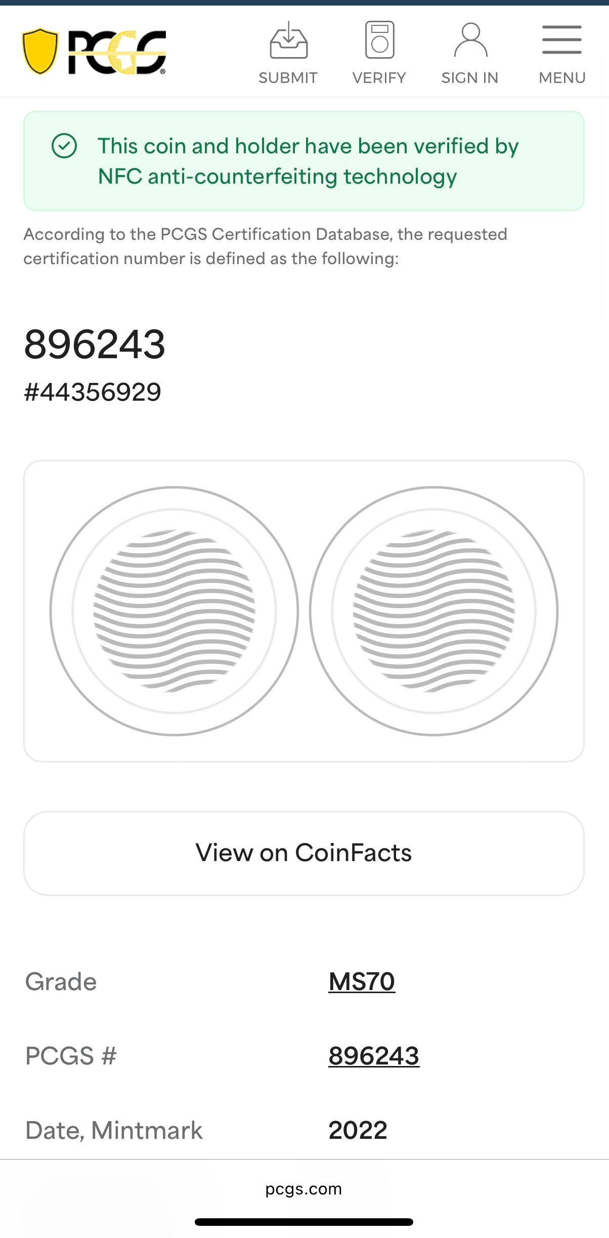 2022 $1 American Silver Eagle PCGS MS70 FDOI Thomas Cleveland Signed American Flag Label Mint (1 of 435)