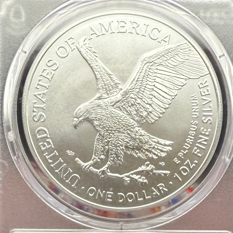 2025 $1 American Silver Eagle PCGS MS70 FDOI Balan Signed Rare American Flag 1 of 20 Mint