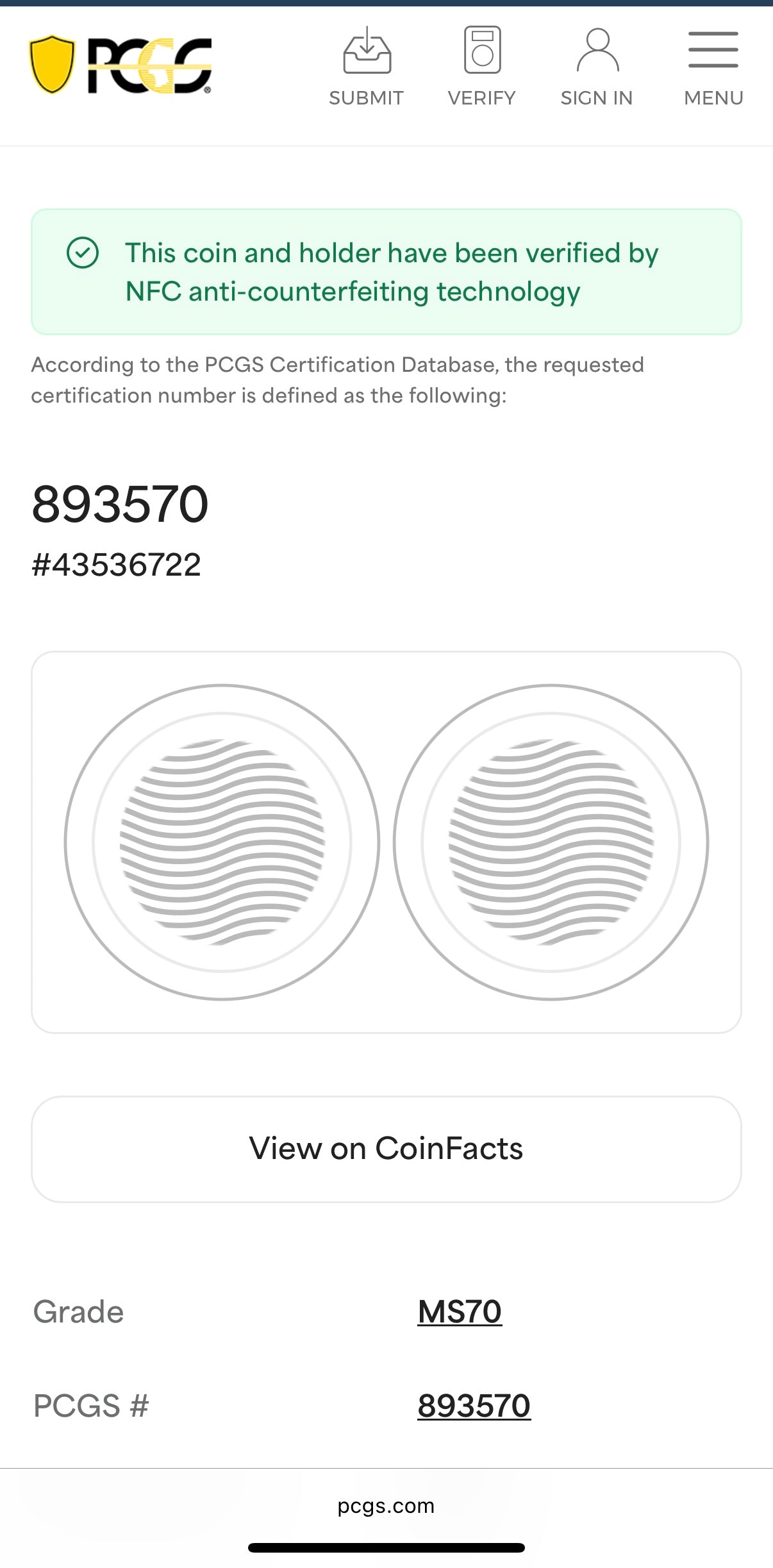 2022 $1 American Silver Eagle PCGS MS70 FDOI Thomas Cleveland Signed Blue Gasket and Blue Holder Mint (1 of 420)