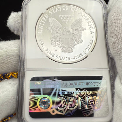 Proof 2018 (W) $1 American Silver Eagle NGC PF70UC First Day - FUN Show (1 of 433) Mint Condition