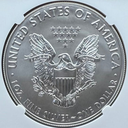 2019 $1 American Silver Eagle NGC MS70 FDOI Mint Condition