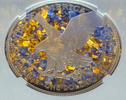 Proof 2022 (S) $1 American Silver Eagle NGC PF70UC Early Releases Modern Blue Label White Holder (1 of 1,869) Mint!