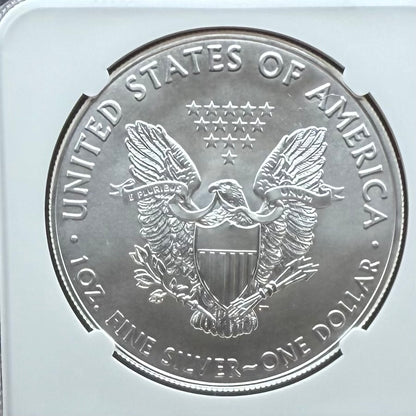 2017 W $1 American Silver Eagle NGC MS70 Early Releases West Point Gold Star Label Mint!