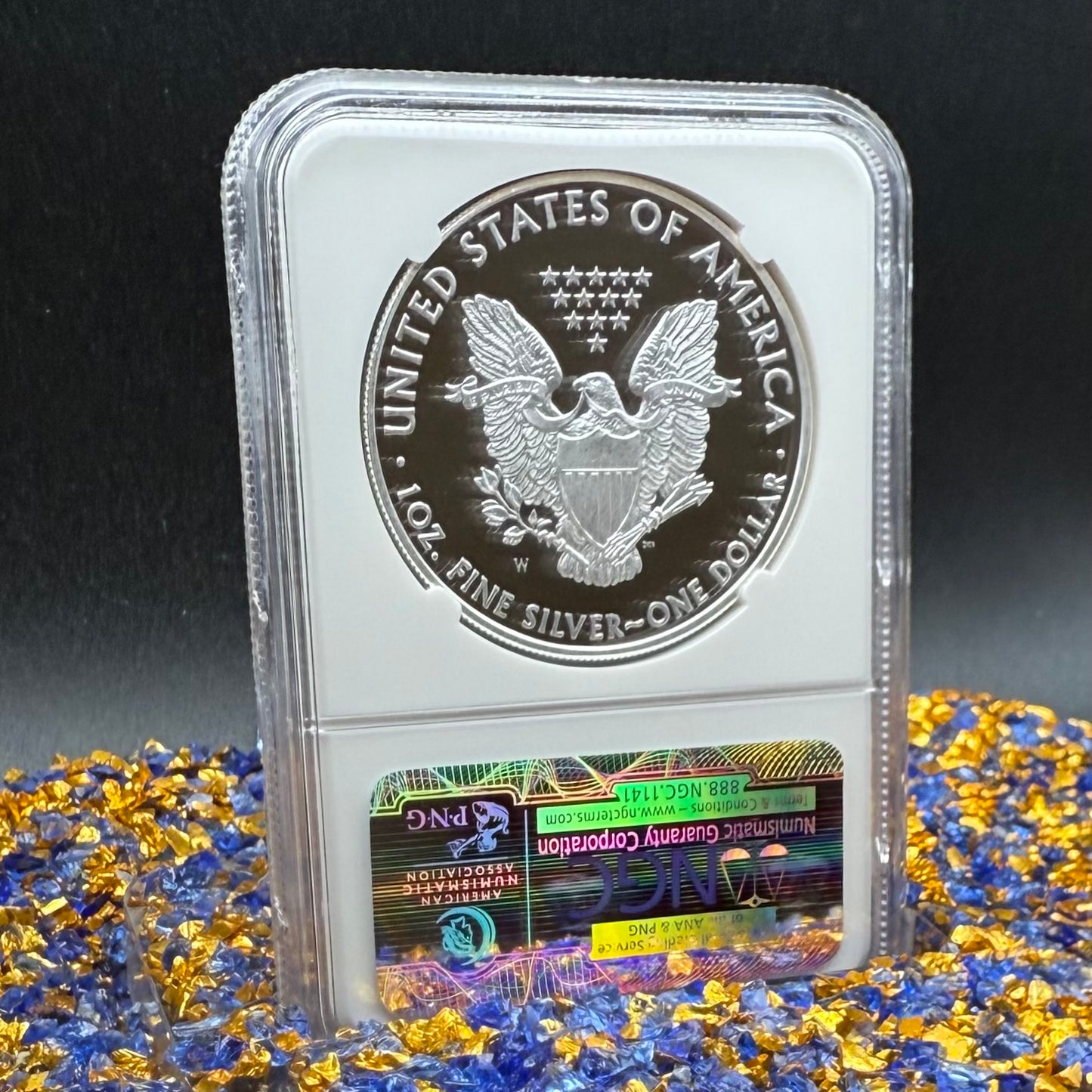 Proof 2011 (W) $1 American Silver Eagle NGC PF70UC Early Releases Class Blue Label White Holder (1 of 14,931)