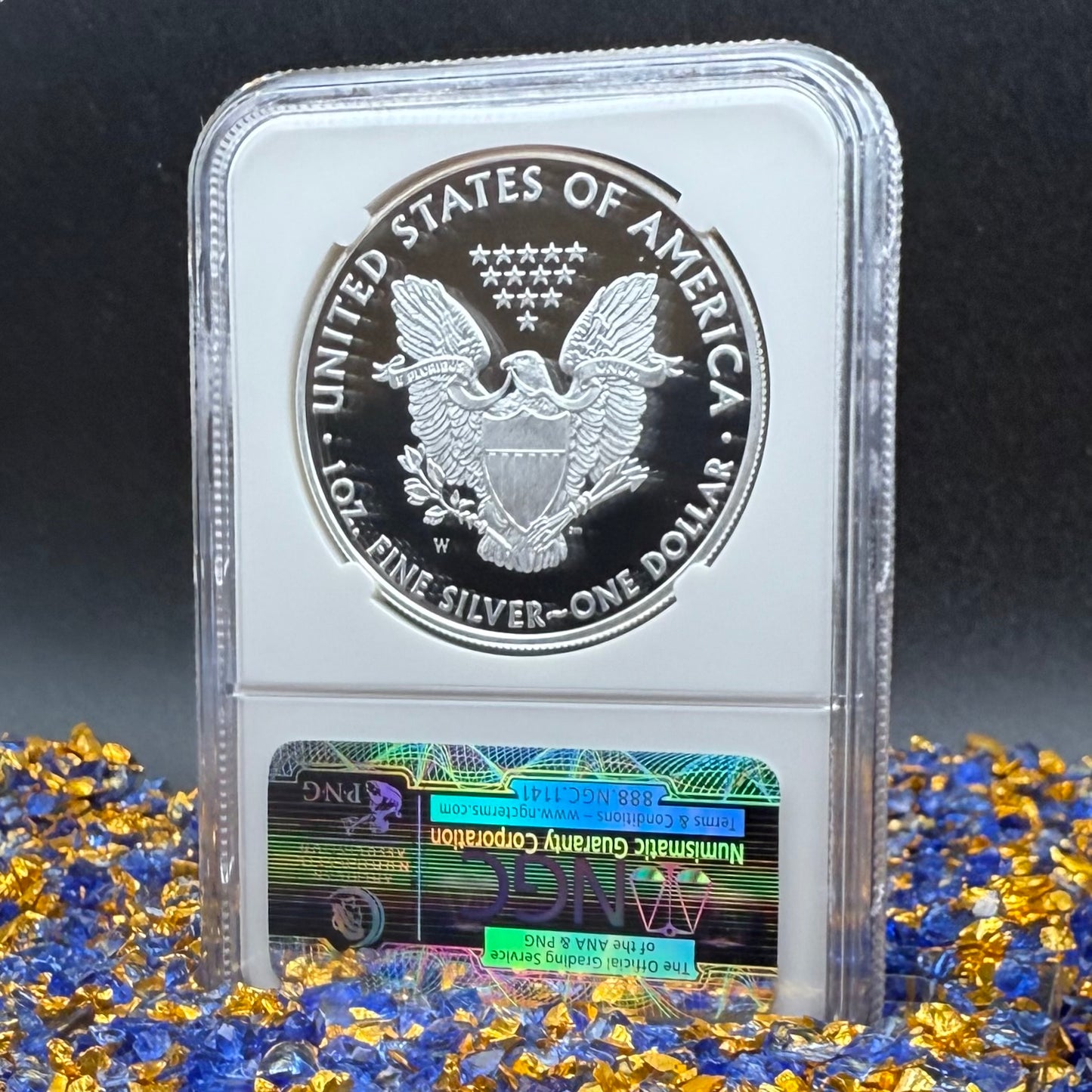 Proof 2011 (W) $1 American Silver Eagle NGC PF70UC Early Releases Class Blue Label White Holder (1 of 14,931)