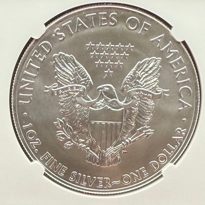 2014 W $1 American Silver Eagle NGC MS70 Derek Jeter Signed Rare!!